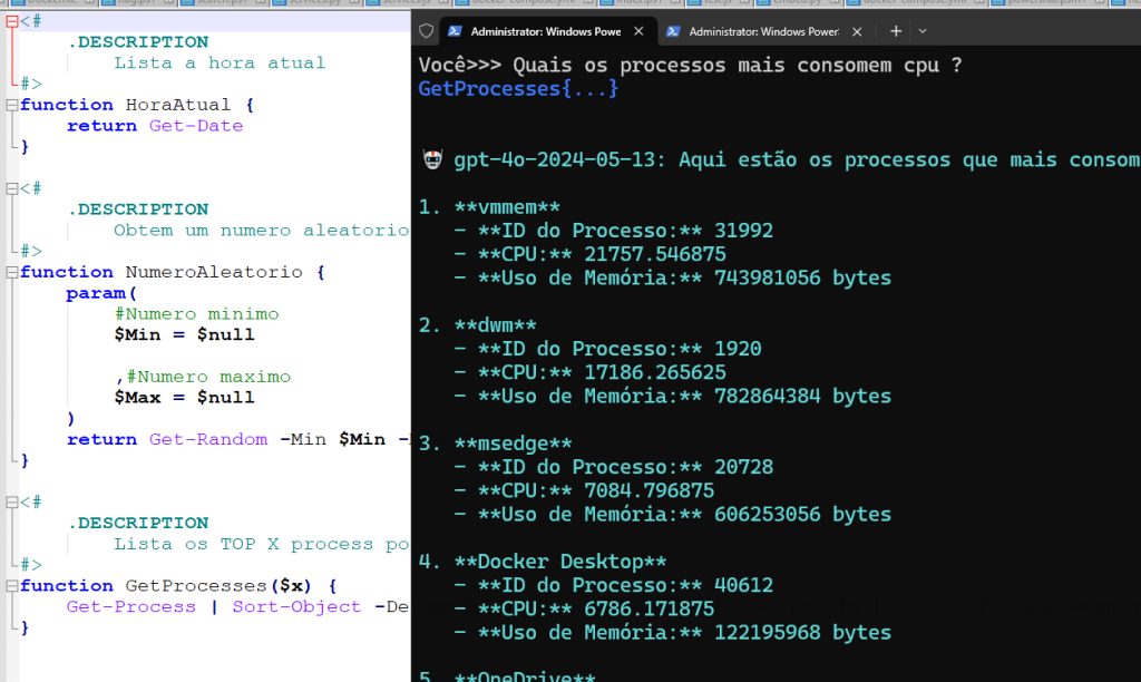 PowershAI: PowerShell + Inteligência Artificial PowershAI: PowerShell + Inteligência Artificial
